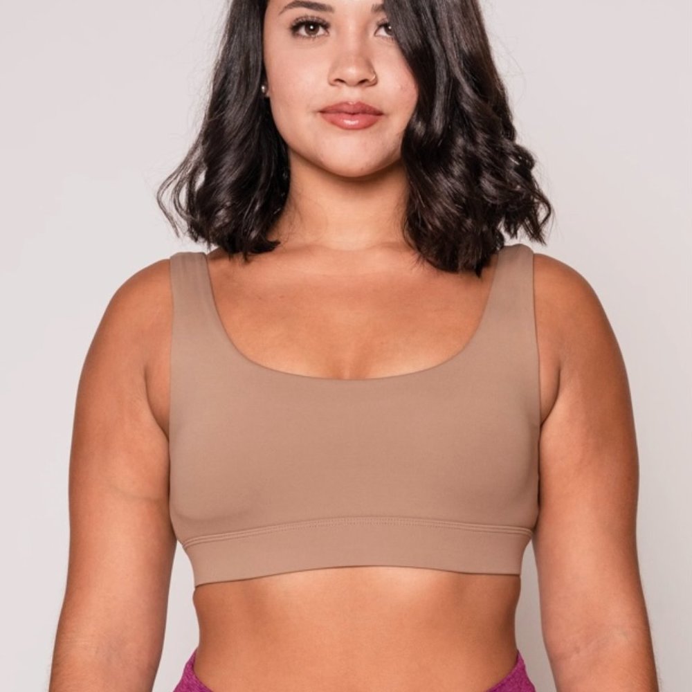 P'tula The Faith Sports Bra- almond color/ size XS